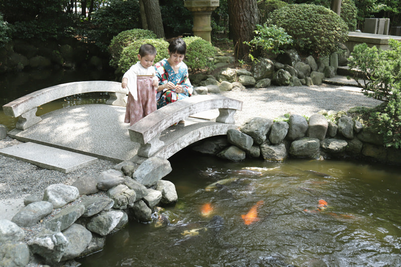 寒川神社の撮影スポット 神池