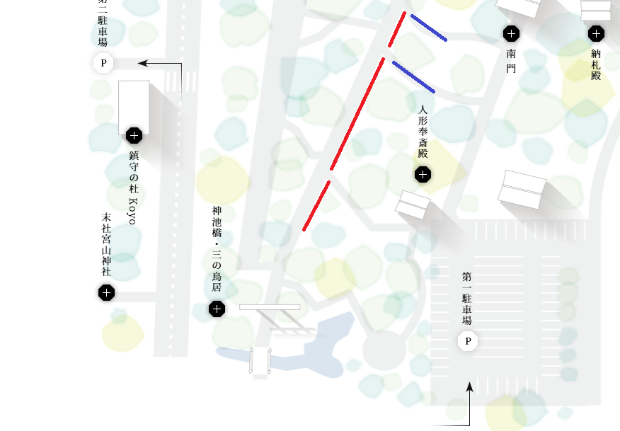 寒川神社の撮影スポット 神池