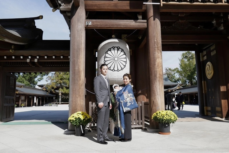 寒川神社の撮影スポット 神門