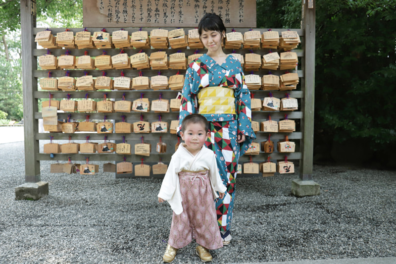 寒川神社の撮影スポット 神門