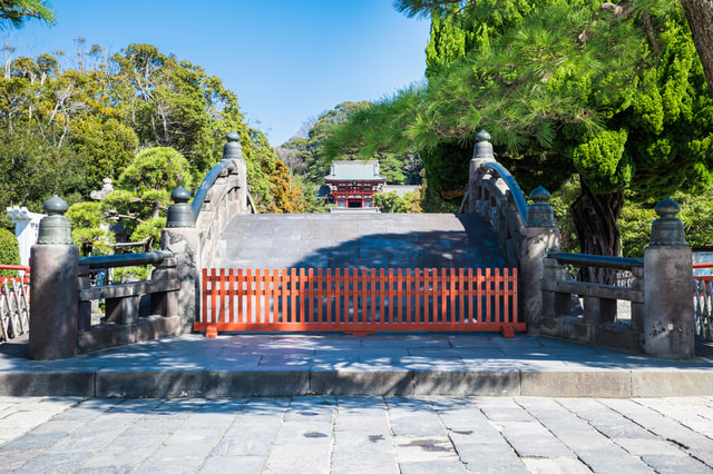 鶴岡八幡宮撮影スポット 太鼓橋