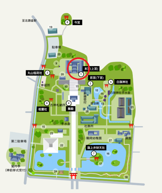 鶴岡八幡宮撮影スポット 本宮(上宮)