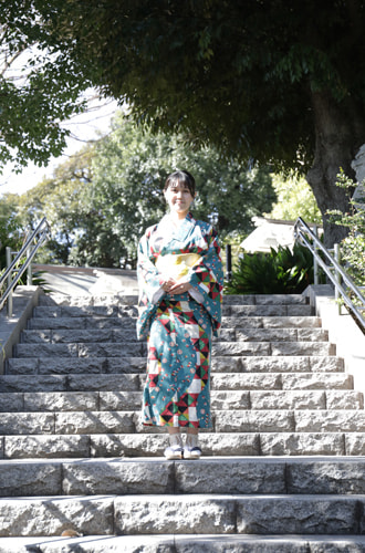 東郷神社の撮影スポット 西参道の階段