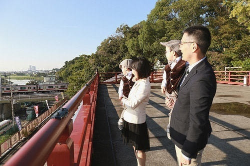 多摩川浅間神社の撮影スポット 見晴台