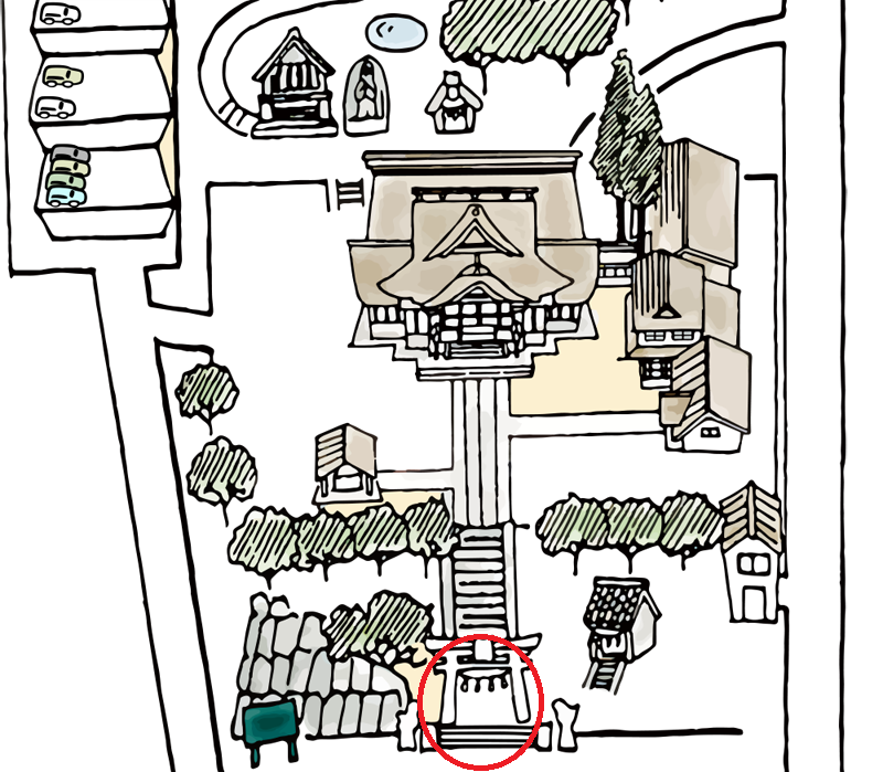 師岡熊野神社の撮影スポット 鳥居